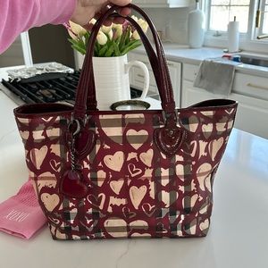 Burberry Hearts tote.